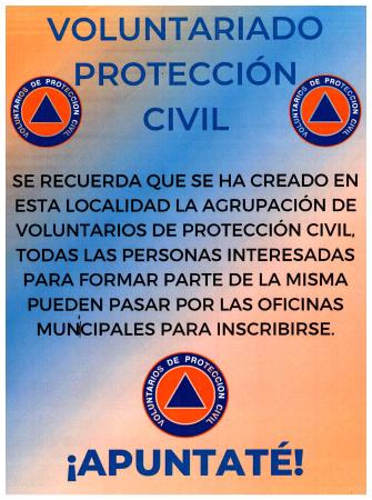Imagen VOLUNTARIADO PARA PROTECCIÓN CIVIL